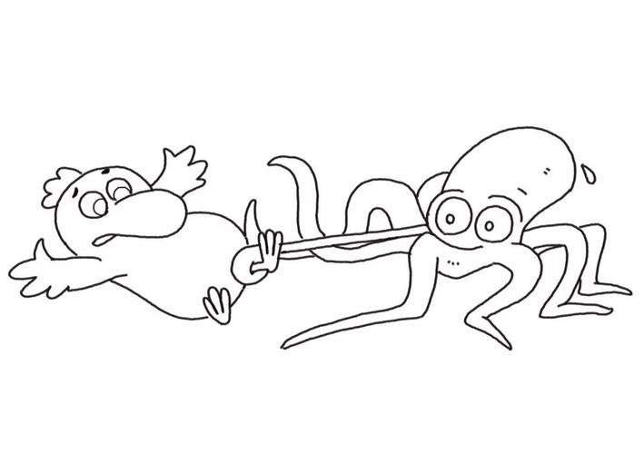 卡梅拉简笔画,神秘的独角兽和可爱的小章鱼!