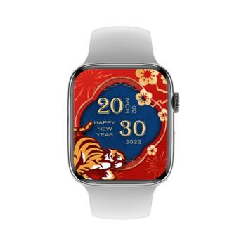 琦莎适用苹果安卓通用华强北iwatchs7手表不锈钢智能蓝牙通话nfc心率