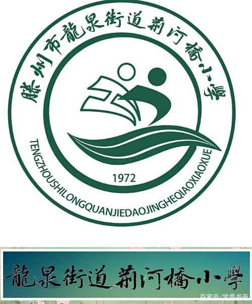 滕州市龙泉街道荆河桥小学校徽阐释