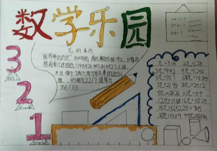 五年级四班数学文化节小报展