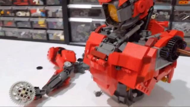 继续更新暴风赤红乐高暴风赤红机甲积木玩具