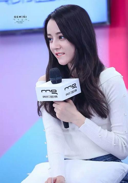 迪丽热巴,上海美即面膜发布会