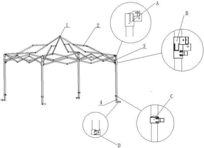 凉棚支架制造技术
