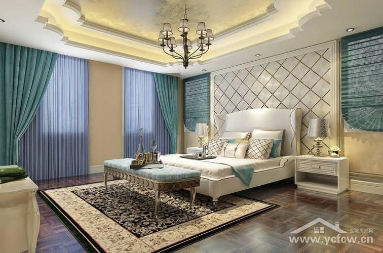 卧室菱形背景墙装修效果图