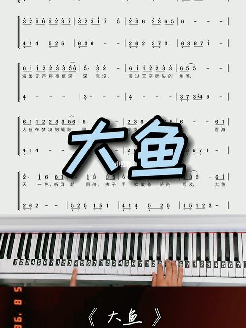 大鱼海棠《大鱼》钢琴简谱教学改编简单!