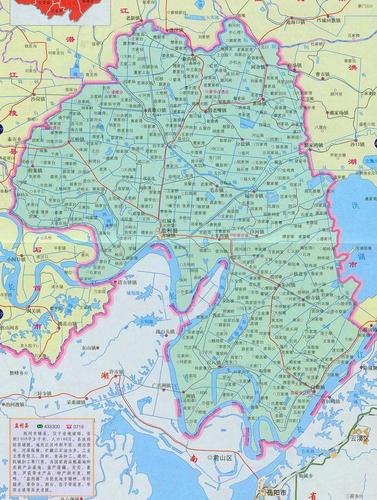 监利县地图全图高清版