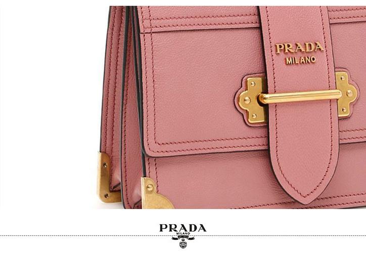 prada/普拉达 女士粉色牛皮单肩包 1bd094pe0f0vjn-001#171229wmx粉色