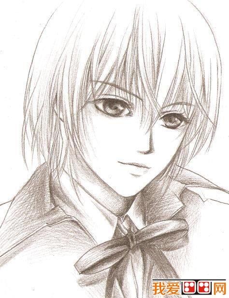 动漫铅笔画:画漫画人物的步骤