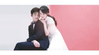 微微一笑很倾城# #杨洋# #郑爽# 婚纱照 满满甜蜜啊啊鞍