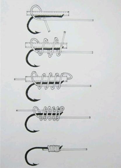 鱼钩的绑法图解大全