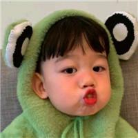 呆萌小孩情侣头像_小小网红情侣