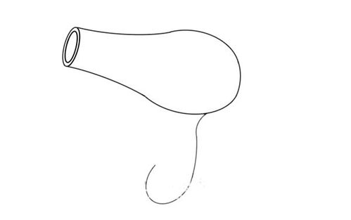 手绘吹风机怎么画呢,手绘吹风机的画法步骤教程