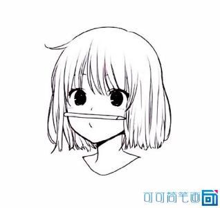 qq头像女生铅笔画