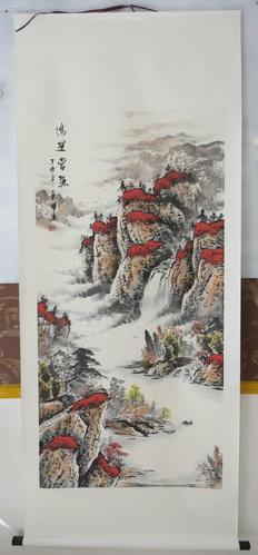 四尺装裱好山水 周争辉 3339(鸿运当头)