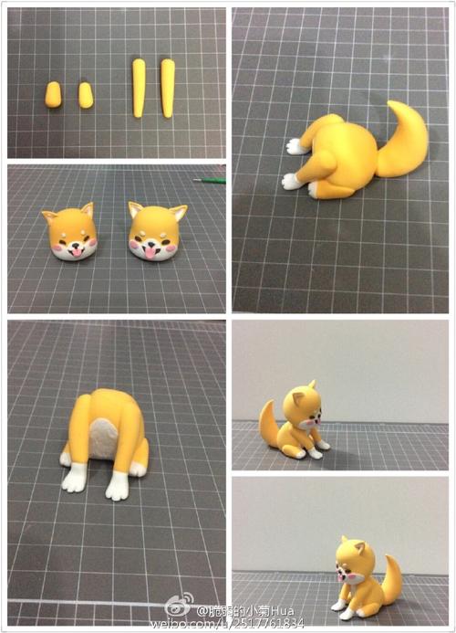 教你来捏一个粘土单身狗的做法