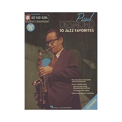 【预订】paul desmond: 10 jazz favorites [with cd]