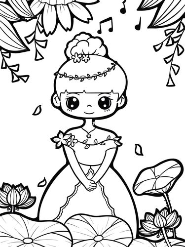 春姑娘简笔画～_简笔画_春天去哪玩_萌萌哒_文化_绘画