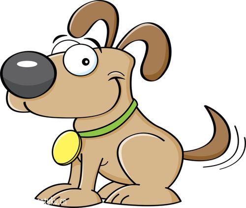 动物狗卡通犬科矢量图,尾巴幼犬幸福衣领,幽默幼兽幼小动物