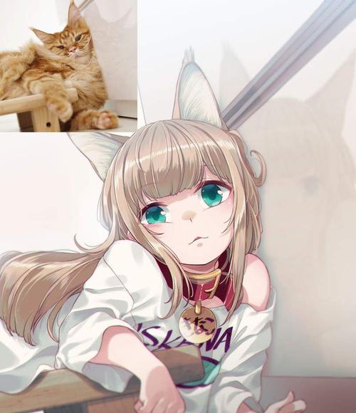 日本绘师将猫咪拟人化,喵星人变猫耳娘也太可爱啦!