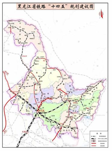 东北网记者刘嘉 摄 新建哈尔滨至伊春铁路位于黑龙江省中部,整体呈