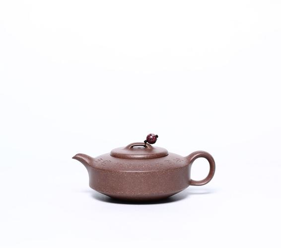 紫砂茶壶 江洪军 摹古之作 扁石 文人品味 绝美之器  追远堂紫砂茶器