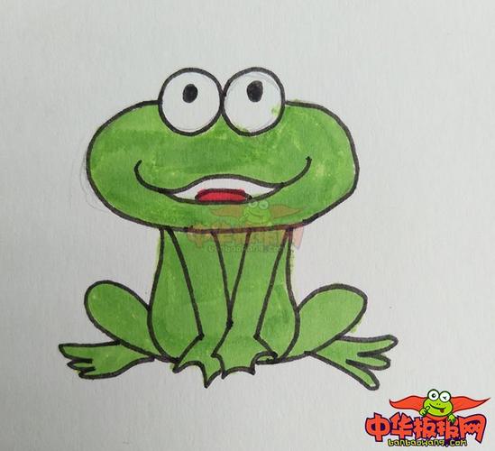 小青蛙怎么画一步一步的画