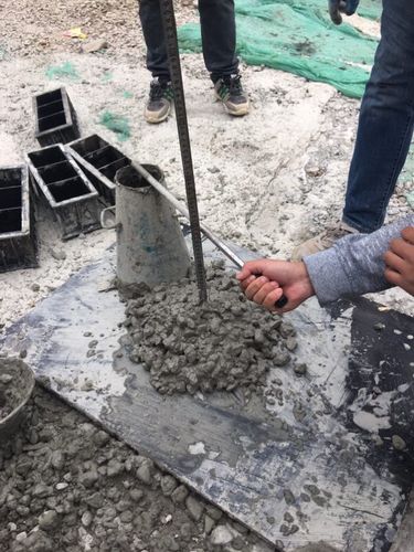 7号首层坍落度现场检测