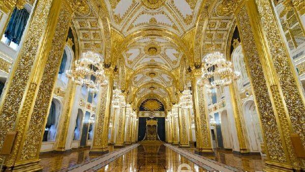 金碧辉煌的克里姆林宫宫殿