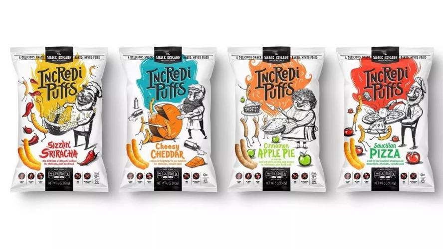 好看的国外零食食品包装设计欣赏