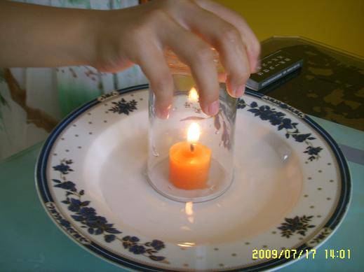 有趣的实验——杯子吸水