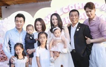 佟大为与老婆关悦生了三女一子