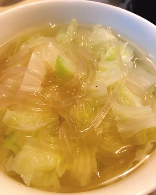 白菜粉丝汤