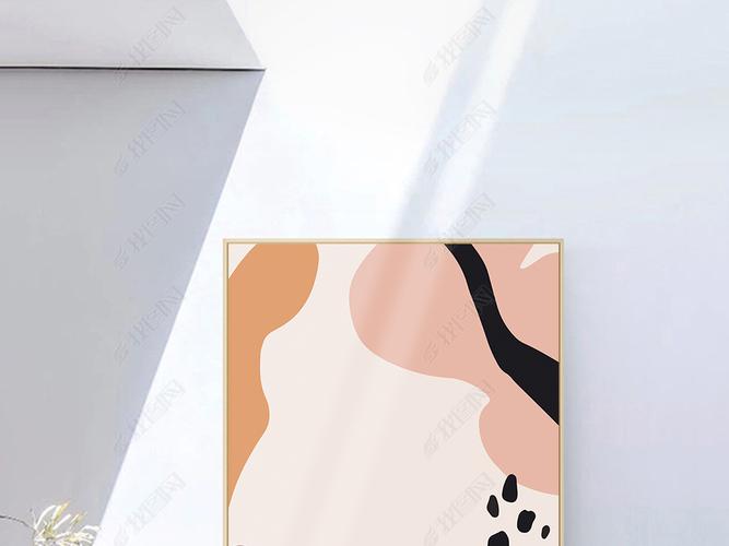 北欧ins风现代简约几何线条玄关装饰画