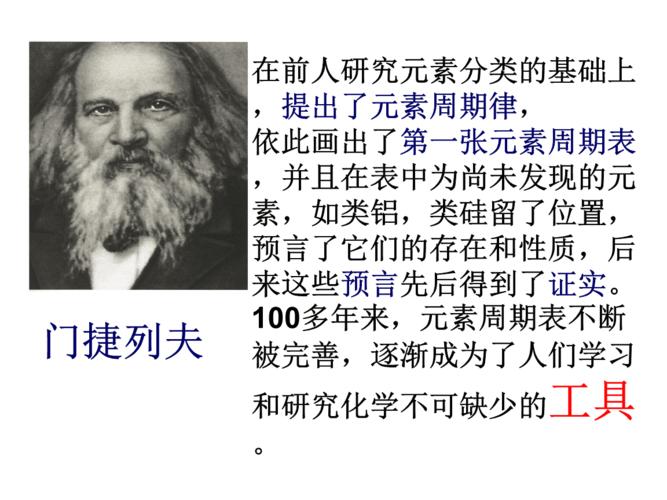 门捷列夫ppt16页