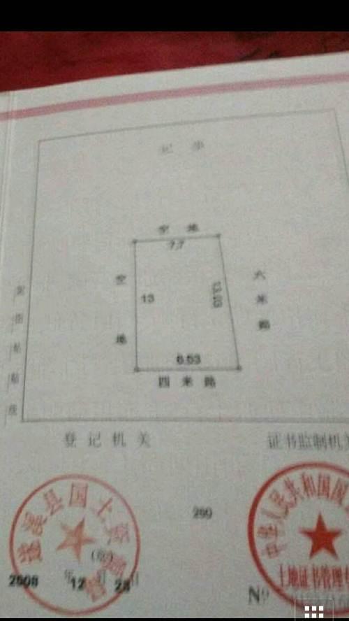 遂溪县内 附城东里 住宅地 (土地证)