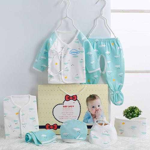 纯棉套装新生儿狗年满月礼品刚出生婴儿礼盒宝宝春夏母婴用品