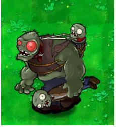 植物大战僵尸红眼睛巨人僵尸图片