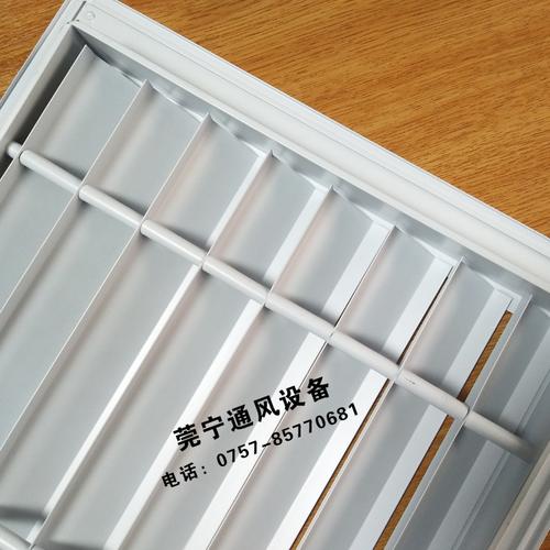 定制中央空调出风口铝合金百叶栅格外墙防雨固定单层百叶窗通风口