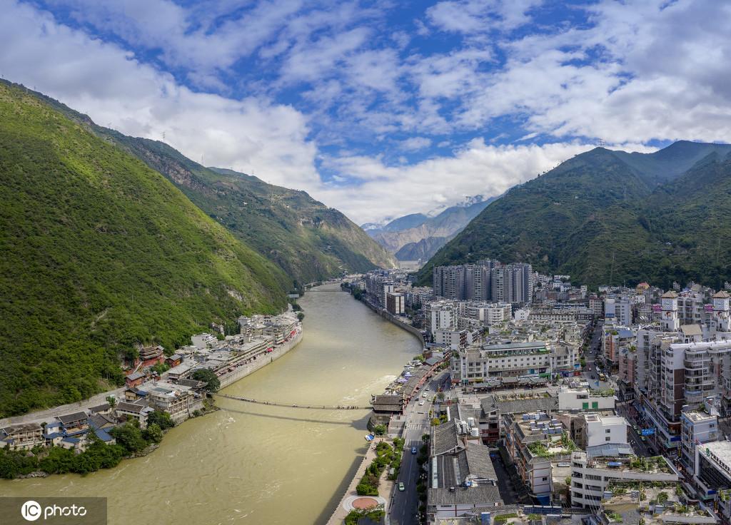 已有314年历史的四川大渡河泸定桥