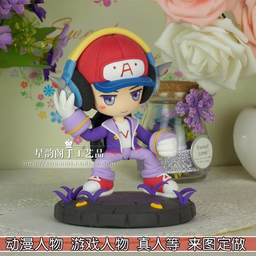 版超轻粘土定制 q 定做模型 手办定制 王者荣耀鲁班七