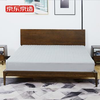 京东京造白蜡木实木床18m