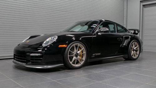 黑色保时捷911 gt2 rs好棒呀