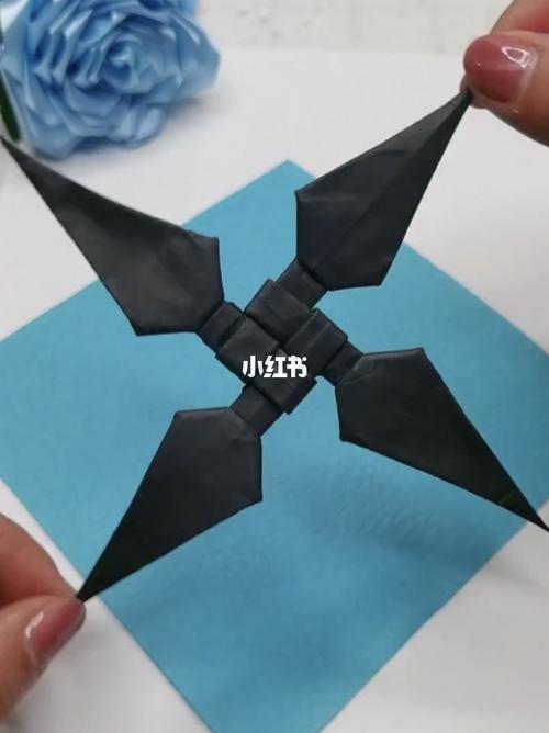 手工折纸#飞镖,折纸教程_折纸_教程_手工制作_折纸教程_兴趣爱好_手工
