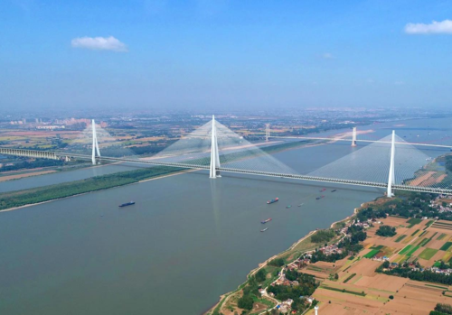 马鞍山长江公铁大桥最新进展!