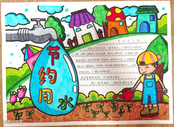 节约用水保护水资源手抄报