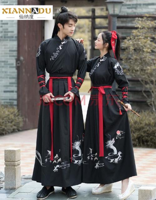 中国传统服装男秋冬汉服风仙气飘逸古装大码套装士古风生全套 仅内搭