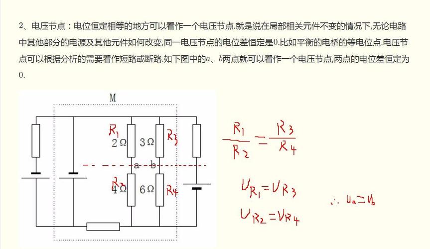为什么他说a,b两点间电势相等啊?