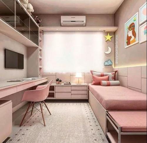 爸爸的"小棉袄",女孩儿童房设计装修美图!