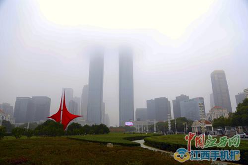 12月7日白天,南昌空气质量达到重度污染