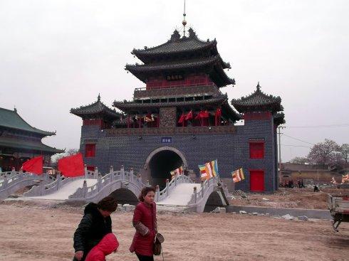 永年县临名关观音阁,经过几年的修缮扩建,已初具规模.